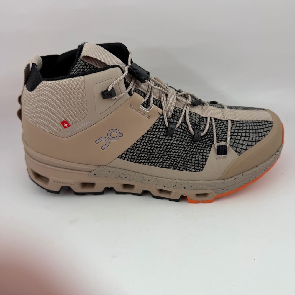 On Running Women’s Cloudtrax Sensa - SZ 7.5 - Sand/Flame Hiking Boots Sneakers - Picture 2 of 14